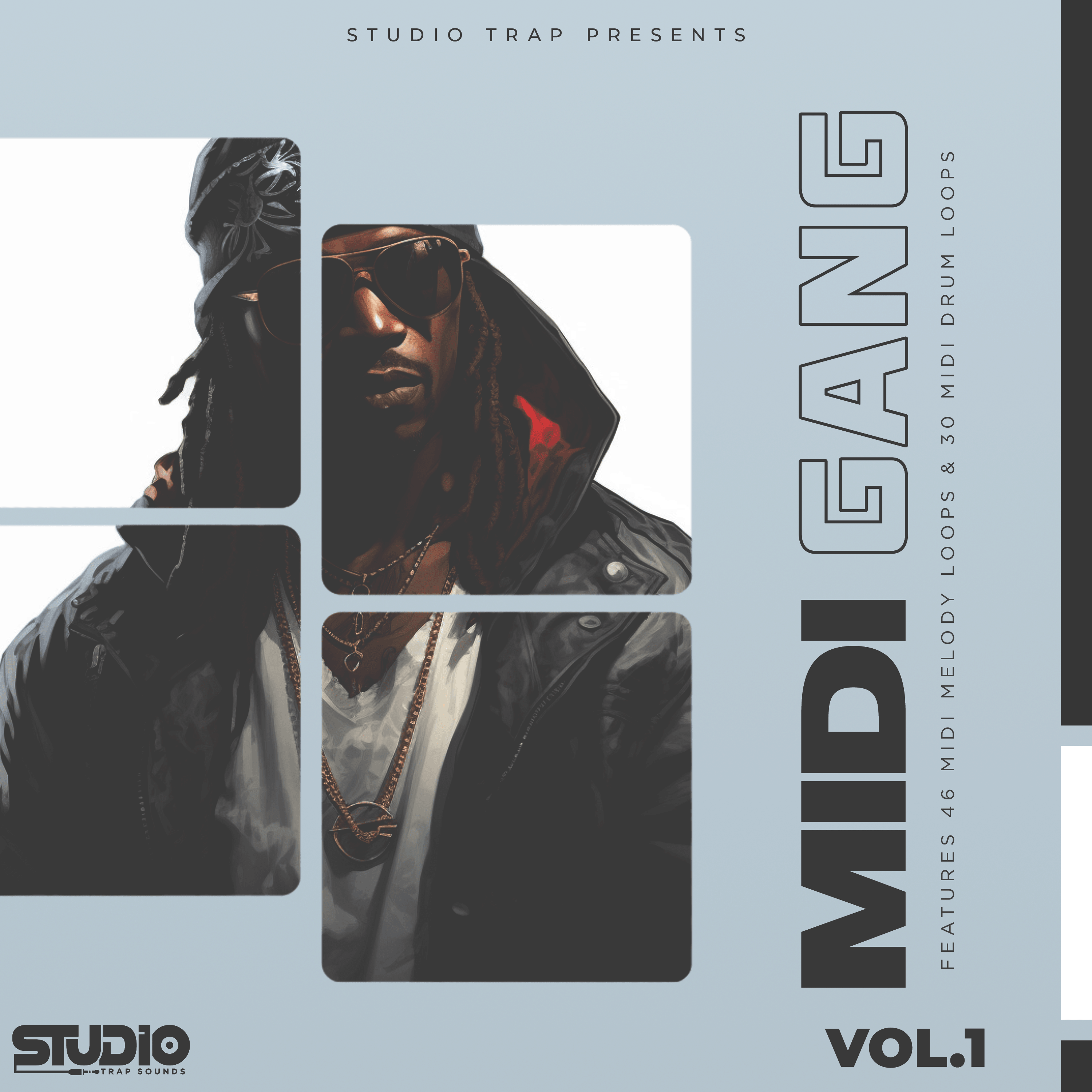 General Midi Rapper MIDI Kits For Trap Hip Hop And R And B Melodies – Studio Trap